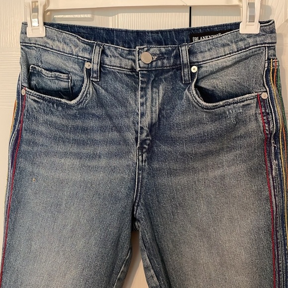 BlankNYC Rainbow Rivington High-Rise Jean in Crash Pad Women’s size 27 - Picture 5 of 15